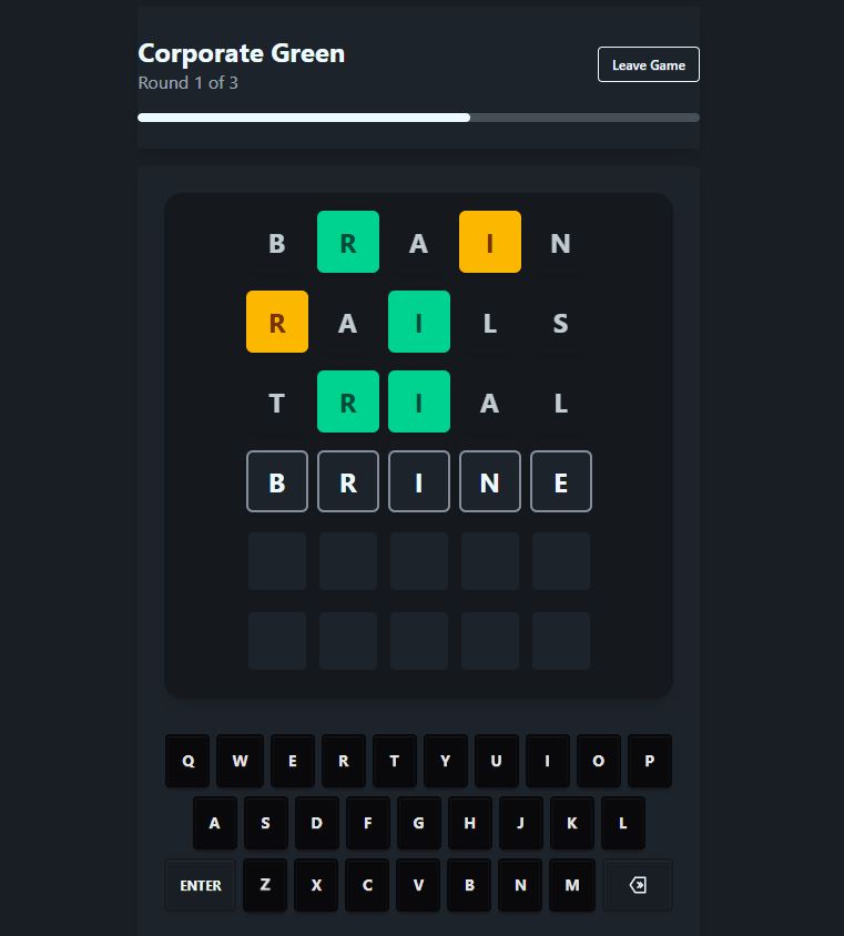 Game in Progress